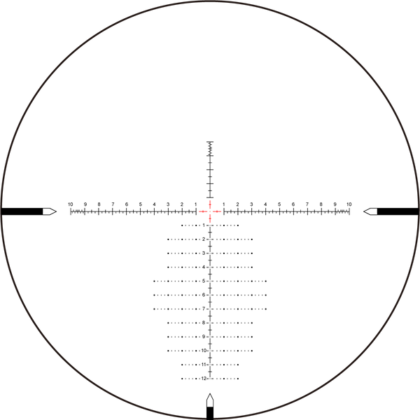 TAURUS 6-24x50 HD MIL Rifle Scope VTA-3 Mil reticle 34mm tube
