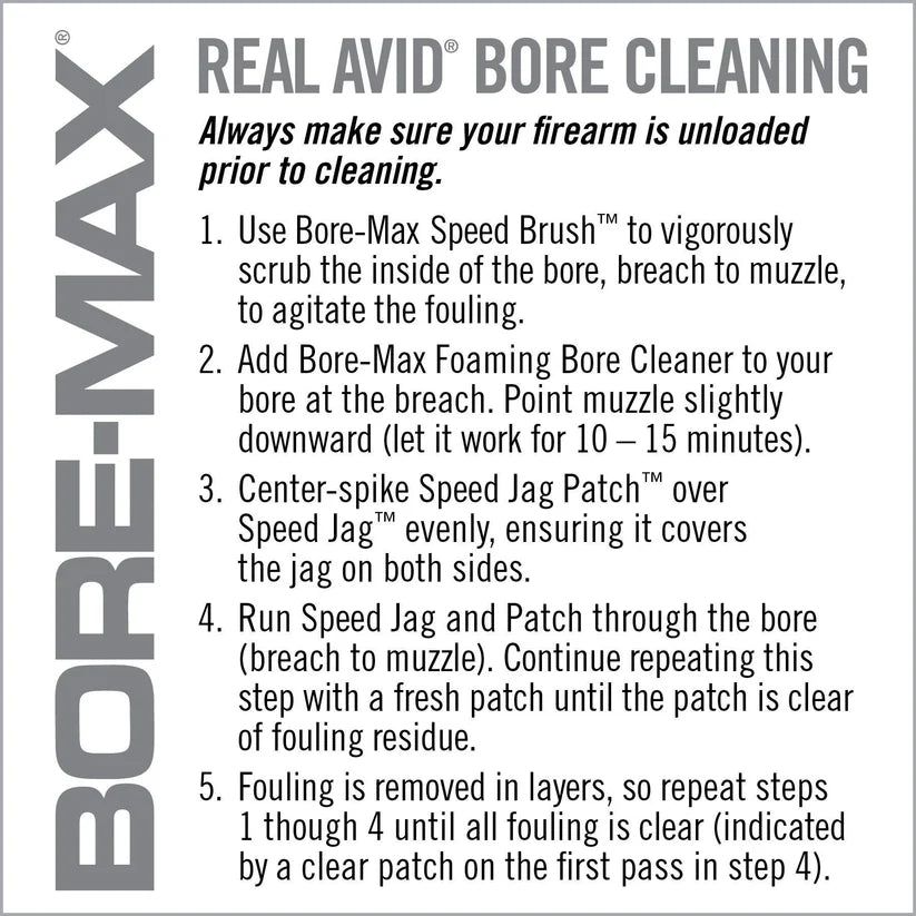 BORE-MAX SPEED JAG PATCHES REFILL