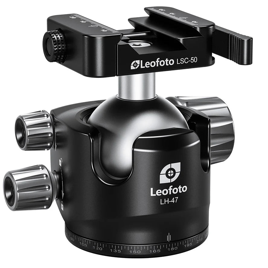 LH-47SC Low Profile Ballhead with Dual Profile Picatinny/Arca Clamp