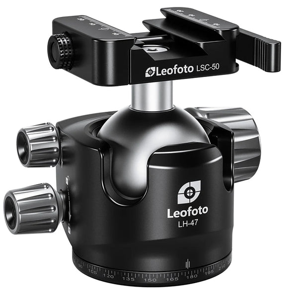 LH-47SC Low Profile Ballhead with Dual Profile Picatinny/Arca Clamp