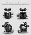 LH-55SC Low Profile Ballhead with Dual Profile Picatinny/Arca Clamp