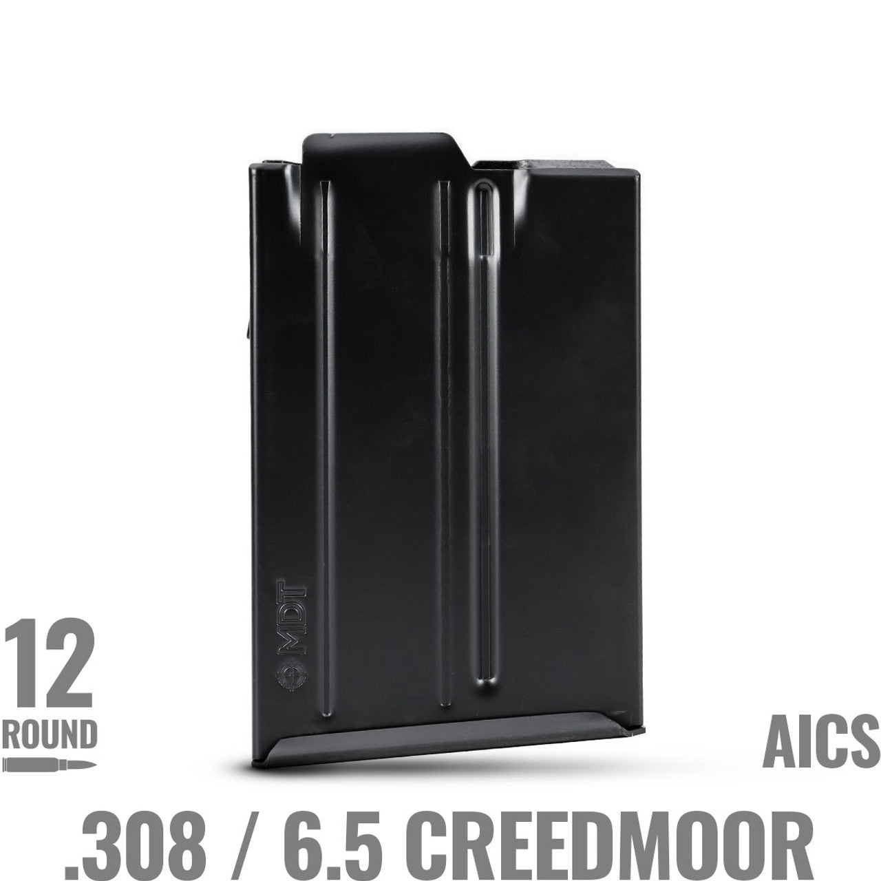 Magazine - Metal - SA - .308 w/ Binder plate - 12 Round - BLK
