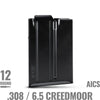 Magazine - Metal - SA - .308 w/ Binder plate - 12 Round - BLK
