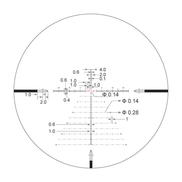 MOA Reticle