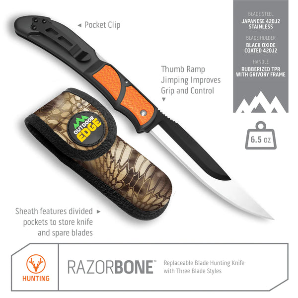 RAZORBONE® 5.0" REPLACEABLE BLADE BONING KNIFE