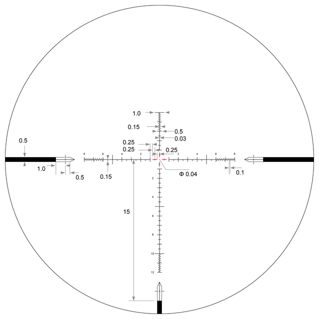 EPL-4 | 6-24×50 FFP | VHR ILLUMINATED RETICLE WITH ZERO STOP – 30mm Tube