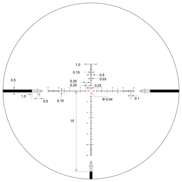 EPL-4 | 6-24×50 FFP | VHR ILLUMINATED RETICLE WITH ZERO STOP – 30mm Tube