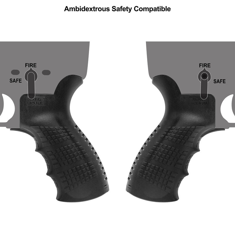 PRO AR15 AMBIDEXTROUS PISTOL GRIP, BLACK