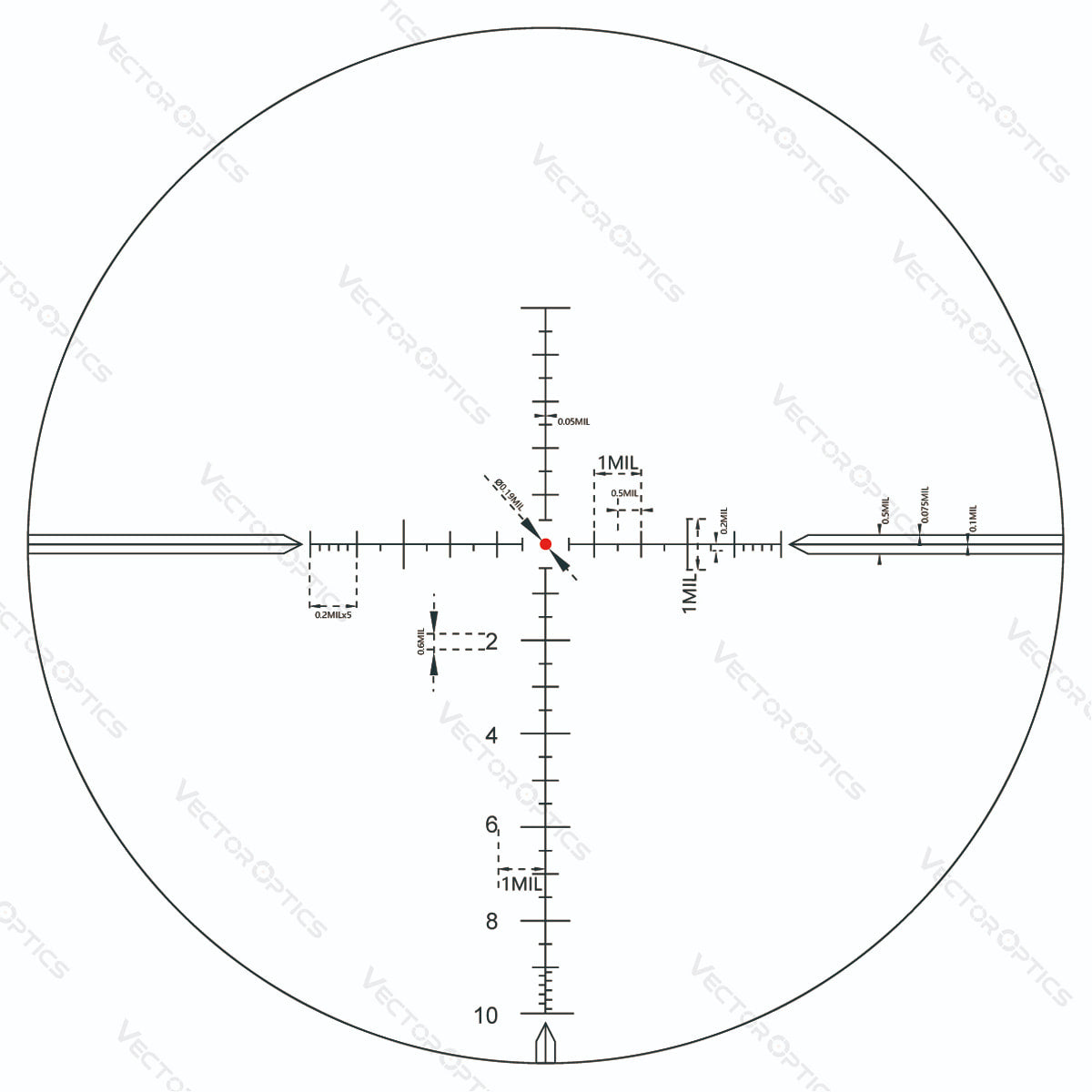 Taurus 3-18x50FFP Riflescope