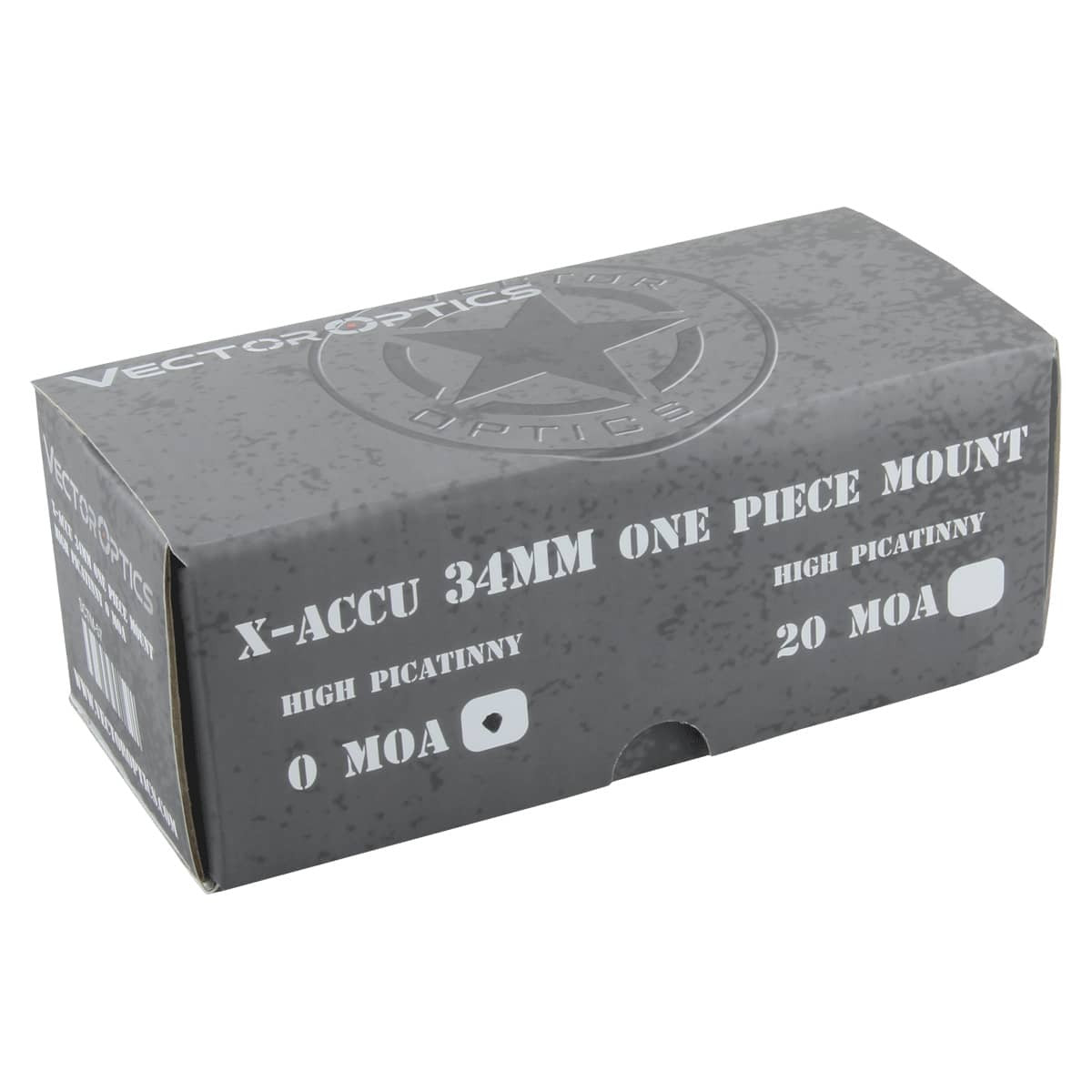 X-Accu 34mm High Profile One Piece Mount