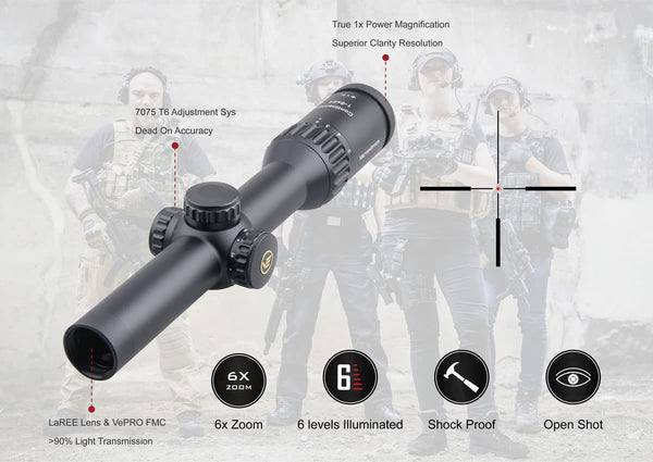Continental 1-6x24SFP Riflescope