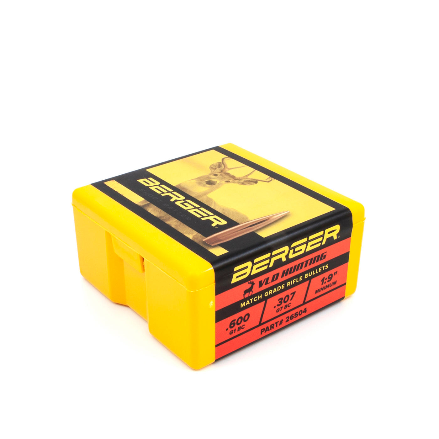 6.5mm 140 Grain Very Low Drag (VLD) Hunting Rifle Bullet