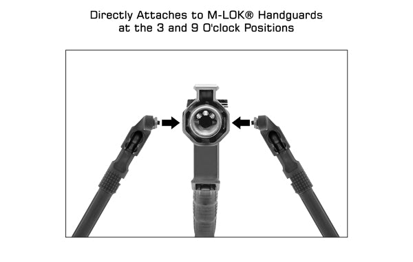 Recon Flex® II Bipod, 7"-9" Center Height, M-LOK®
