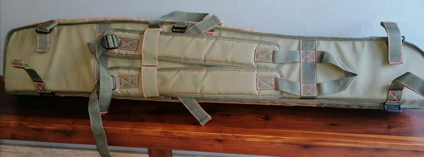 Rifle Bag Green With Orange