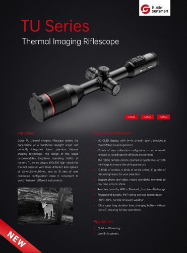 TU Series Thermal Imaging Riflescope TU450