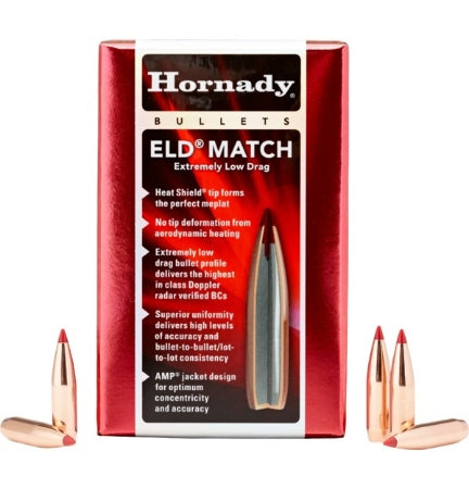 ELD MATCH .257 CALIBER 134GR RIFLE BULLET – BOX OF 100