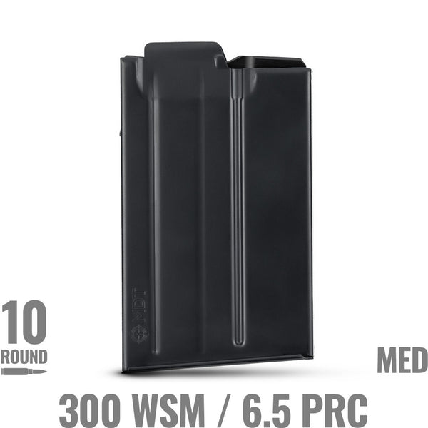 MDT 10 Round Metal Magazine - .300 WSM / 6.5 PRC Black