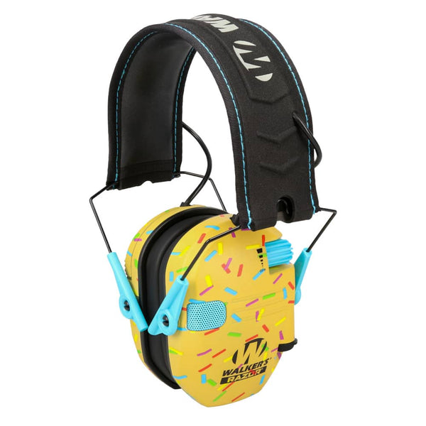 Razor Slim Electronic Ear Muffs Gold Sprinkles