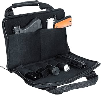 UTG DELUXE DOUBLE PISTOL CASE BLACK