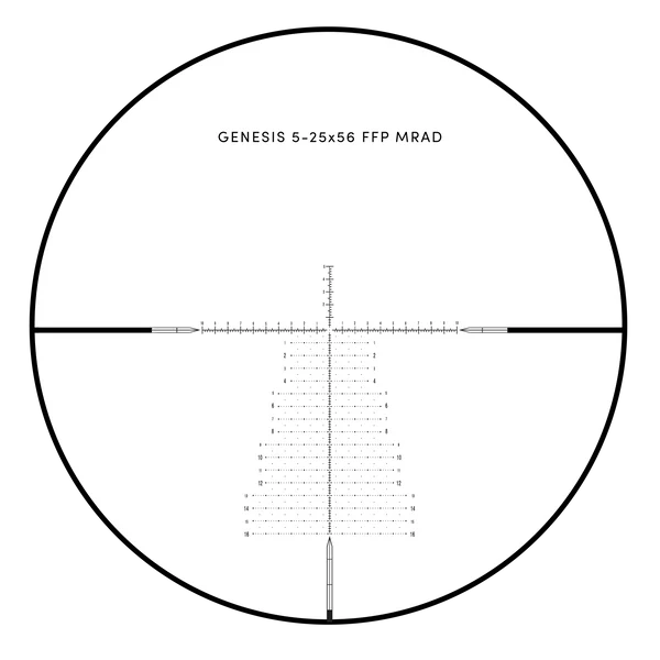 GENESIS X 5-25x56 FFP MRAD