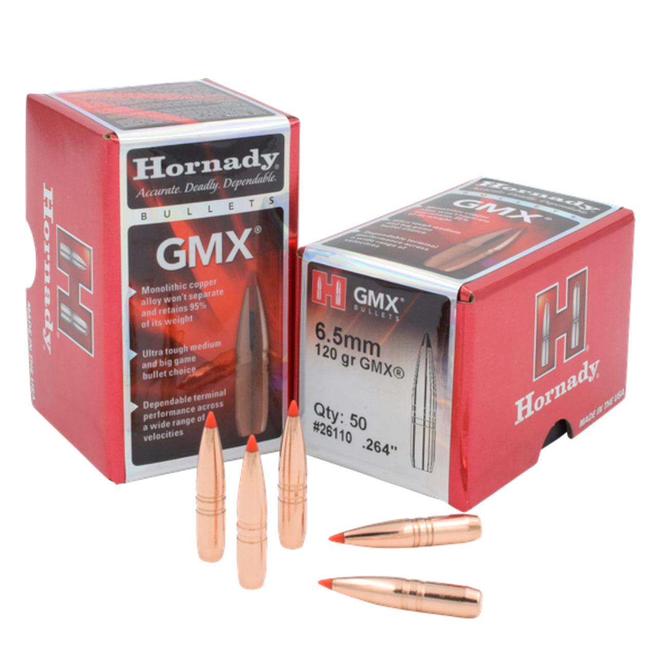 Hornady 6.5/264 120GR GMX