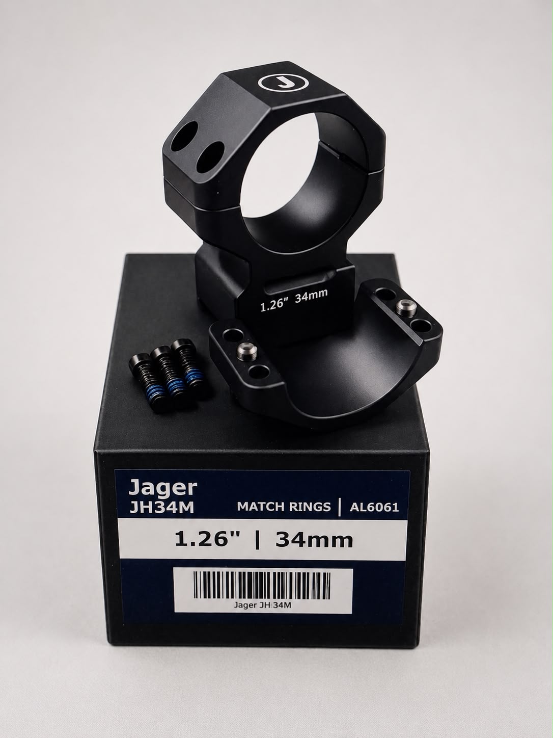 Jager 34MM 1.26 Medium Scope Ring