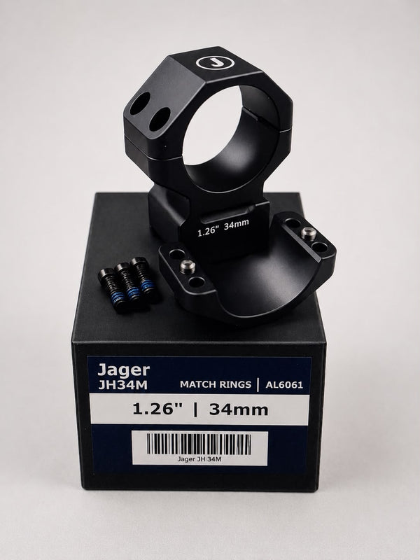 Jager 34MM 1.26 Medium Scope Ring