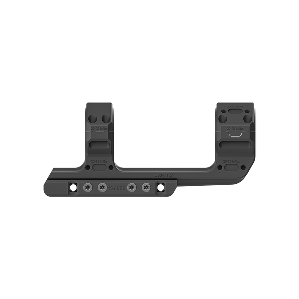30mm X-MOD 1.5'' One Piece Extended Picatinny Mount