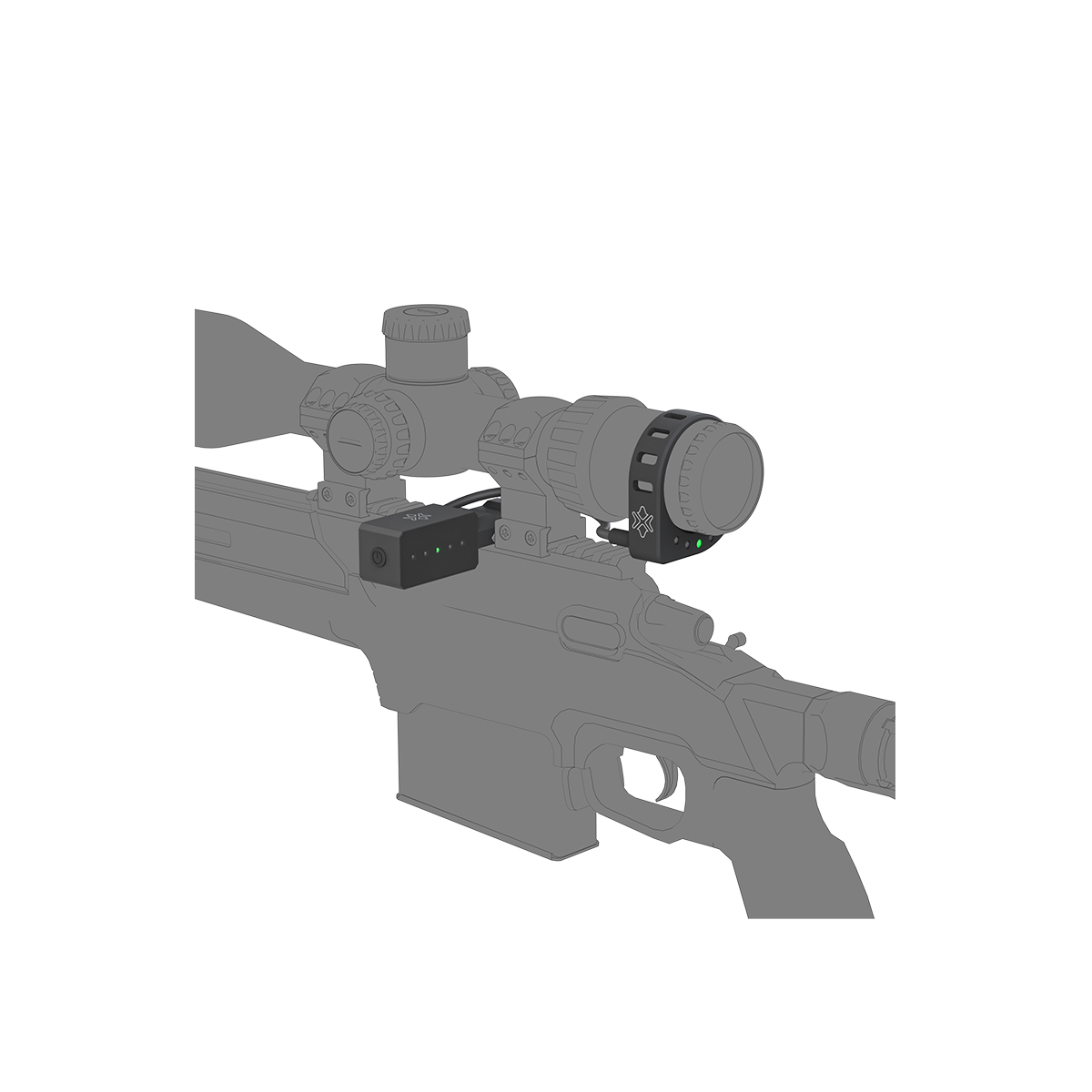 Electronic Scope Level with Dual-Indicator ACD System