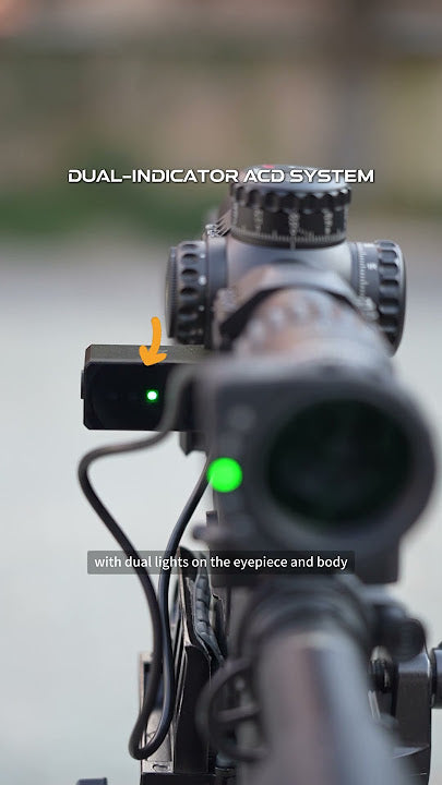 Electronic Scope Level with Dual-Indicator ACD System
