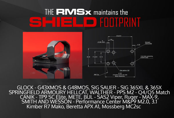 RMSx – Reflex Mini Sight XL Lens – 4MOA