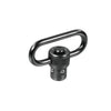 UTG Standard Duty Push Button QD Sling Swivel, 31mm Loop