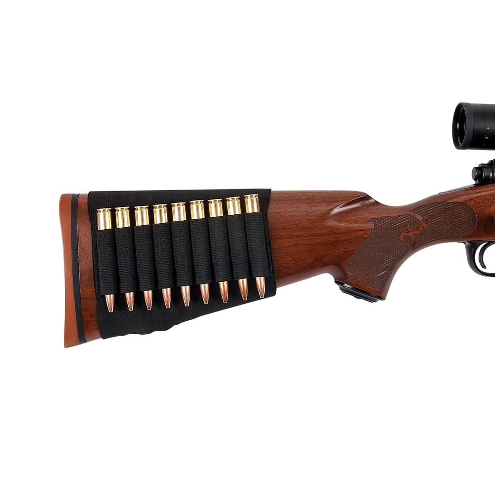 RIFLE AMMO STOCK SLEEVE BLACK