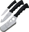SMITH & WESSON KNIFE CAMPFIRE SET CLEAVER GUTHOOK